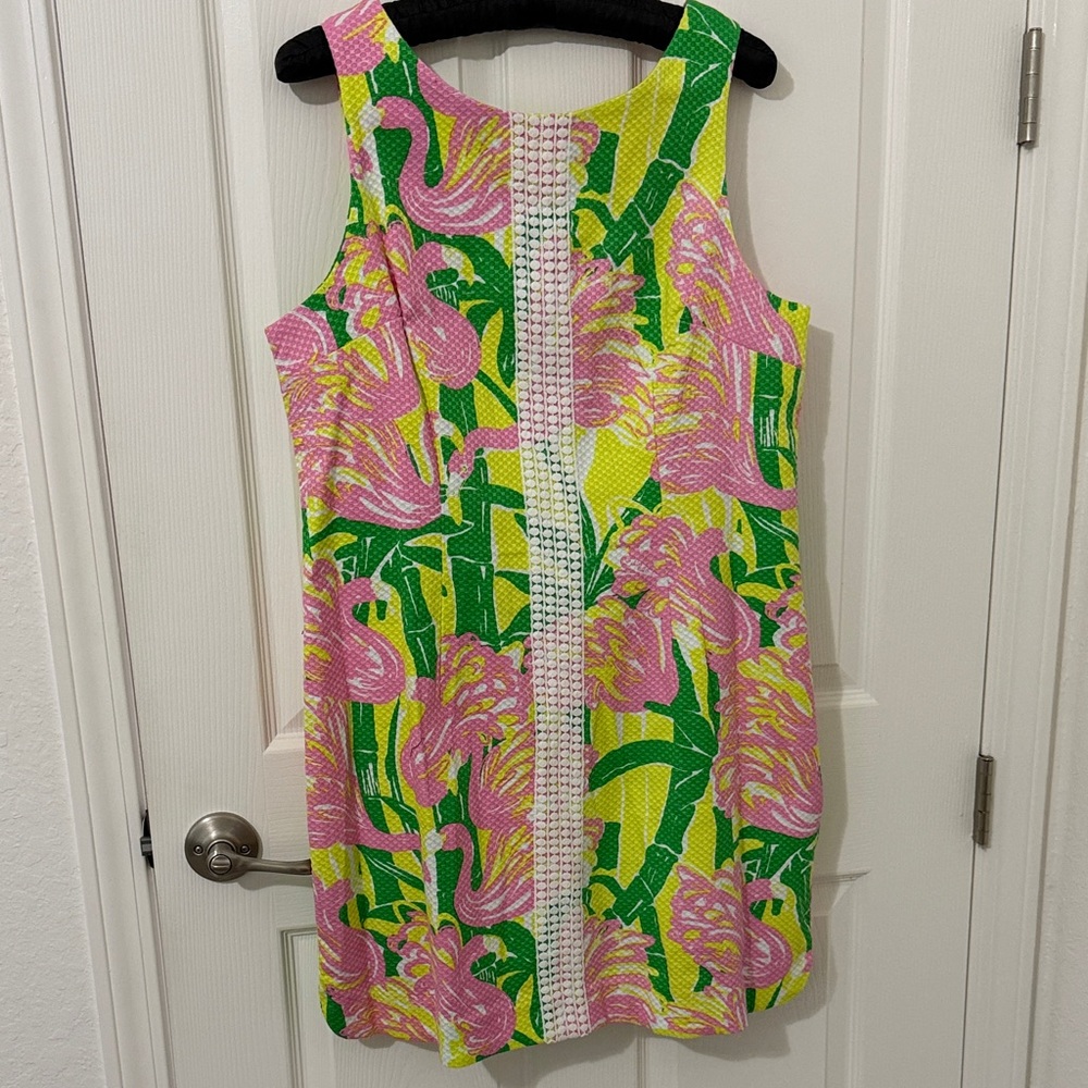 Lilly Pulitzer for Target Pink and Green Flamingo Mini Dress